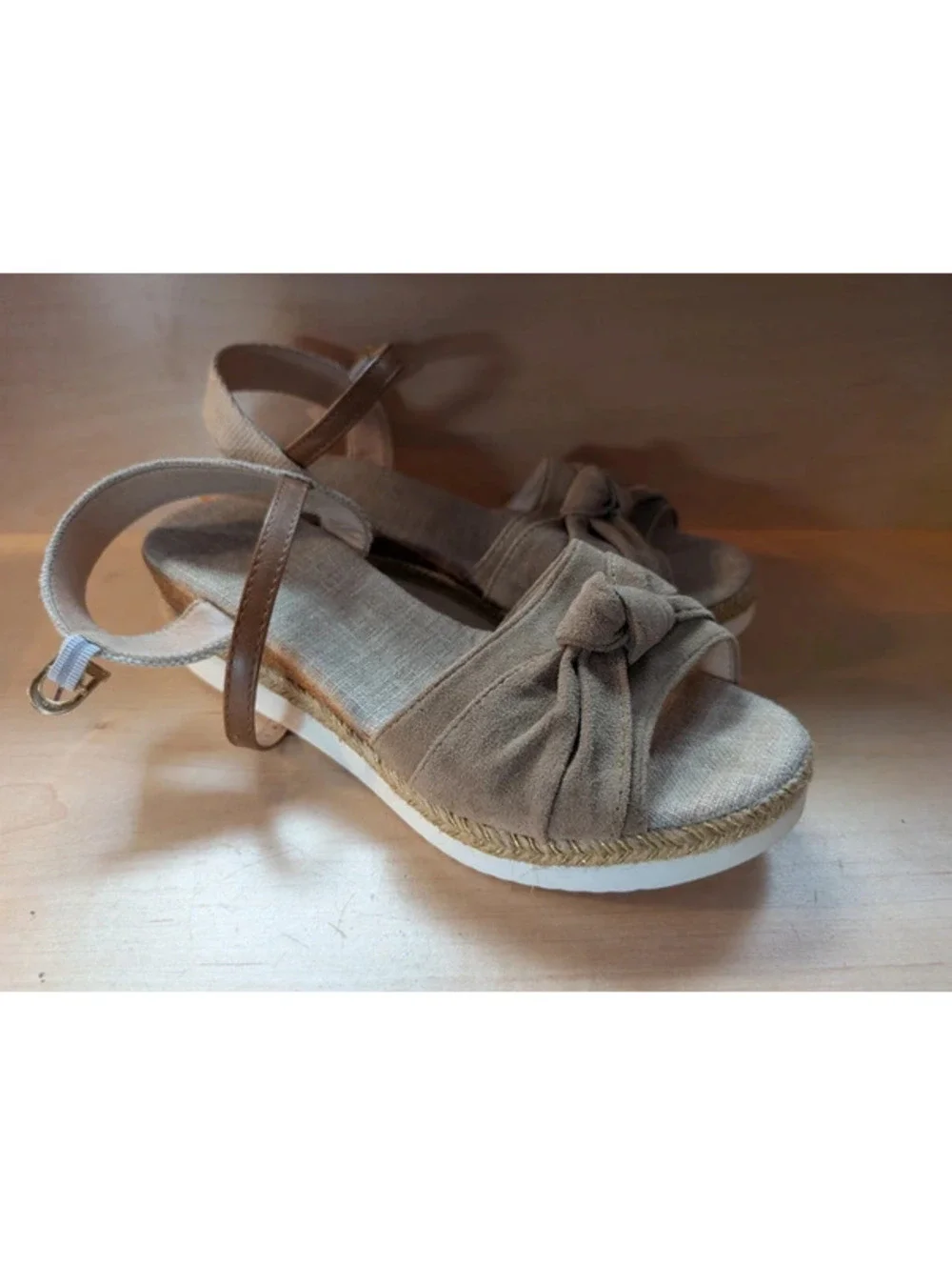 Tan Platform Espadrille Sandals EU 41 US 10